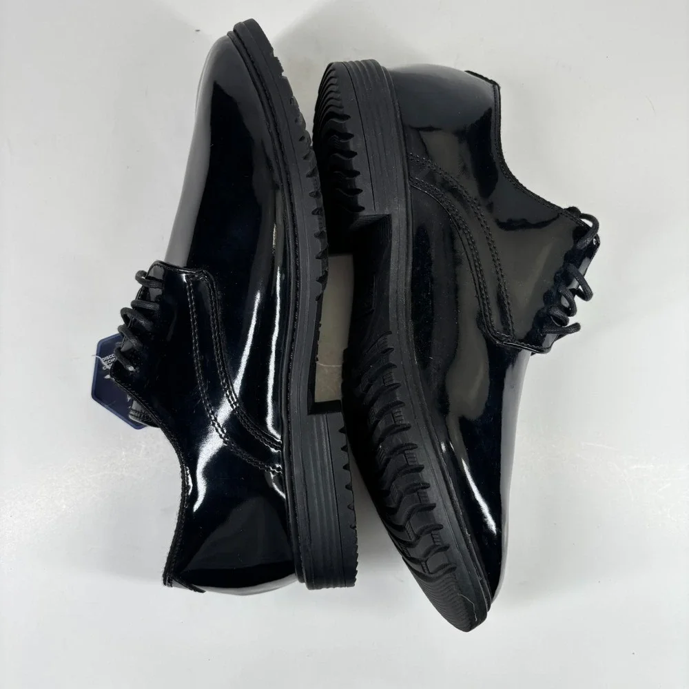 Original S.W.A.T. 118001 Men's US 10 Black High Gloss Dress Oxford Uniform Shoes
